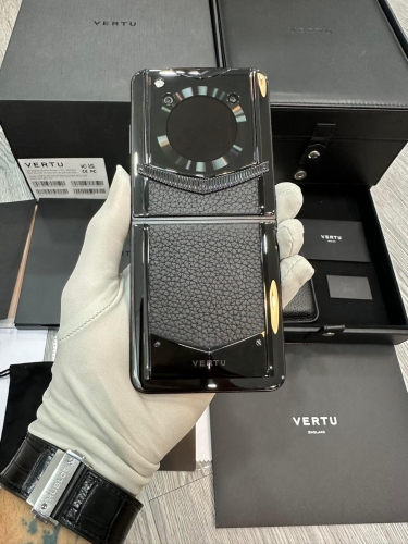 VERTU IRONFLIP JADE BLACK CALF BES FEE